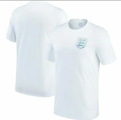 £12.99 • Buy Mens England Football Top 2022 Brand New World Cup T-Shirt White Adults