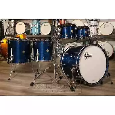 Gretsch USA Custom 5pc Drum Set Azure Gloss • $6572