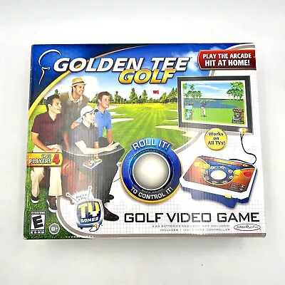 Golden Tee Golf Video Game TV Plug & Play Home Edition Jakks Pacific 2011 W/ Box • $59.95