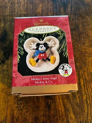 Hallmark Keepsake Disney Mickey's Snow Angel Mickey & Co Christmas Ornament • $8.99