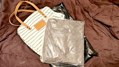 Cozy Earth Diamond Kit Throw Blanket – Stone • $60