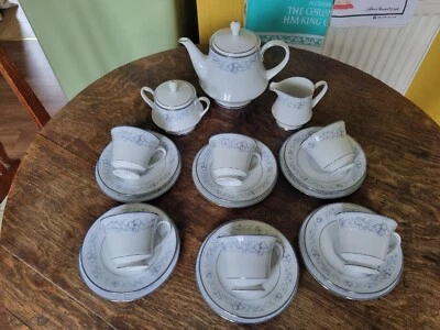 £50 • Buy Vintage Legendary By Noritake Sri Lanka 21 Piece Dearborn Pattern 4218 Tea Set