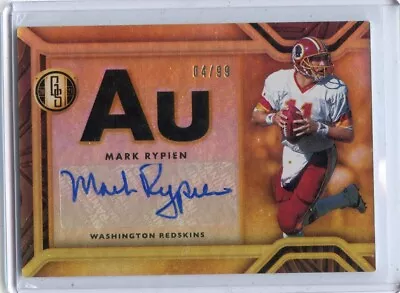 2021 Gold Standard #au-mr Mark Rypien Autograph #4/99 Washington Redskins 100722 • $23.96