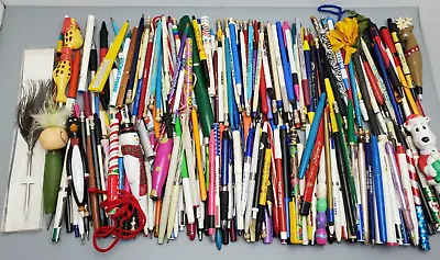 Huge Lot - Vintage Novelty Drug Rep & Retractable Ballpoint Ink Pins • $49.95