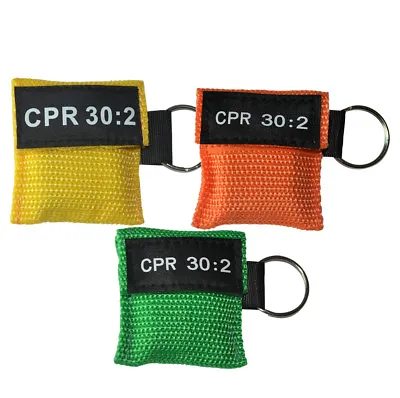 CPR Keychian CPR Face Shield First Aid CPR Mask 30:2 Training 3 Colours • £58.80