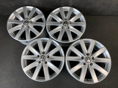 $549 • Buy (4) VW Volkswagen Golf Jetta GLI Wheels Rims + Caps 17  Beetle Passat (Audi)