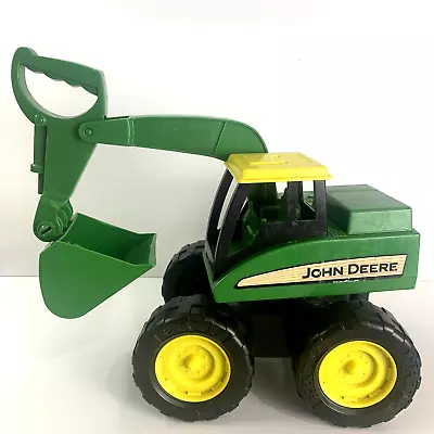 John Deere Big Scoop Excavator Kids Construction Toy Vehicle Loader 38cm Green • $19.95
