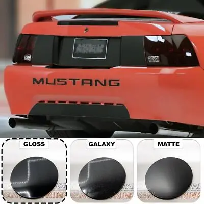 GLOSS BLACK Rear Bumper Letters Inserts For Mustang 1999 - 2004 Plastic • $23.99