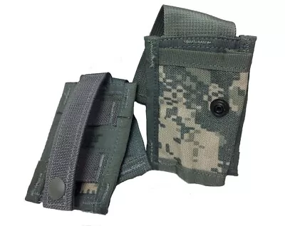 Set Of 2 NEW US Military MOLLE 40MM Pouch US Military Issue ACU • $6