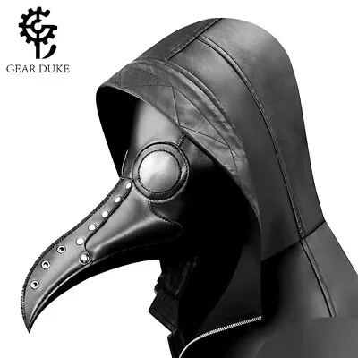 Plague Doctor Schnabel Mask Steampunk Pestarzt Karneval Kostum Cosplay Mask • $22.99