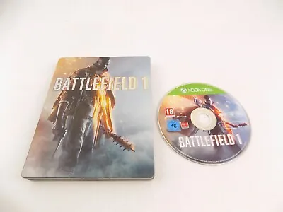 Mint Disc Xbox One BATTLEFIELD 1 STEELBOOK Case Edition Free Postage • $22.90