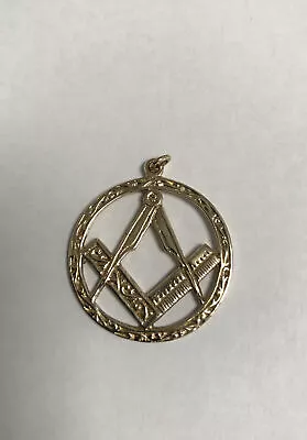 9ct Gold Masonic Pendant 5.7 Grams • £230