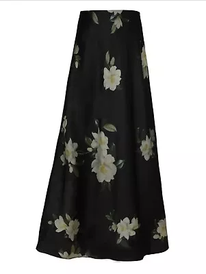 Zimmermann Leila Diamond Frill Skirt US Size 6 Black Magnolia ( $ 1150) • $599.99