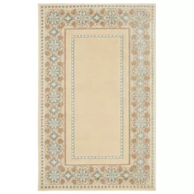 SAFAVIEH Martha Stewart MSR4440A Handmade Creme Rug • $40.98