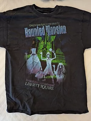 $30 • Buy Vintage Magic Kingdom Disney The Haunted Mansion Liberty Square T Shirt L