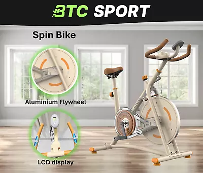 BTC SPORT Spin Bike Exercise Bike Flywheel Cycling Fitness Indoor Home Gym • $199