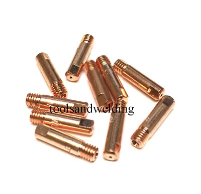 10 X 0.6 Mm Mig Euro Torch Contact Tips For MB15 Light Duty Welding 10 Pack (M) • £3.75