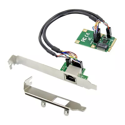 1 Port Gigabit Mini PCI-e PCIe LAN Network Card NIC Realtek RTL8111F Chipset • $17.90