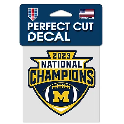 Michigan Wolverines 2023 Ncaa National Champions Perfect Cut Decal 4  • $9.99