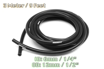 $12.09 • Buy 3 Metre Black Silicone Vacuum Hose Air Engine Bay Dress Up 6mm Fit M-benz