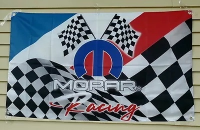 Mopar Racing Banner Flag/Banne 3x5 Ft 100D Polyester For Man Cave Bar Brand New  • $14.99