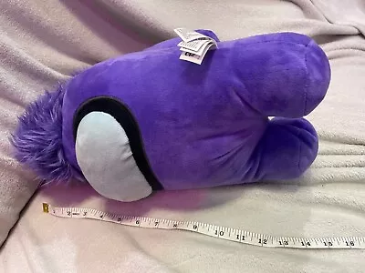 Toikido Among Us 16  Plush Stuffed Animal Purple Mohawk Inner Sloth Fleece • $11.50