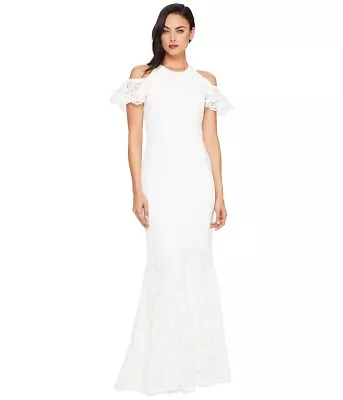 Nicole Miller Carlessa White Bridal Gown L14707 Size 8 • $360