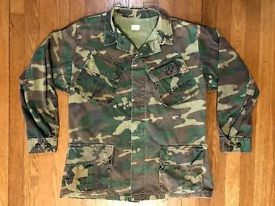 Vietnam Era US Marine Corps USMC ERDL Camo Ripstop Jungle Fatigue Shirt MED-REG • $123
