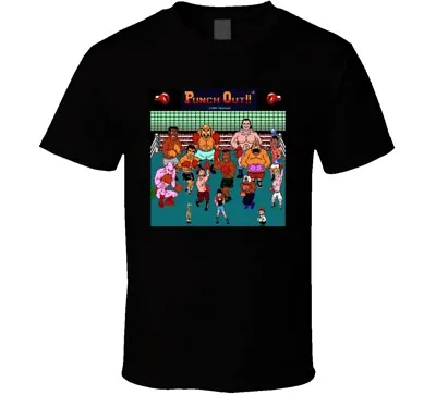 Mike Tyson Punch-Out Fighters Video Game Boxing T Shirt • $21.49