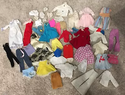 Vintage Lot Of 30 Plus Pieces Of Barbie/Doll Clone Clothing Needing TLC • $13.99