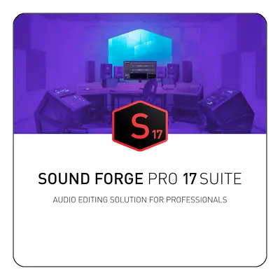 MAGIX Sound Forge Pro 17 Suite - [Activation Card] • £104.99