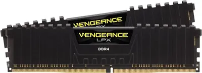 Corsair Vengeance LPX 32GB (2x16GB) DDR4 3200MHz C16 Desktop Gaming Memory Black • $118