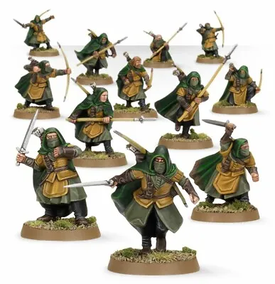 Lotr Plastic Rangers Of Middle Earth (12 Figs) • £14.75