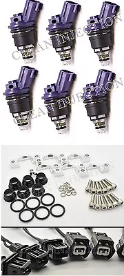 $399.99 • Buy Fit Nissan 300ZX Phase 1 2 VG30DE VG30DETT Turbo Z32 375cc Fuel Injectors