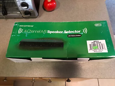 4-Channel A/B Speaker Selector MSV-4 Monoprice 100 Watts Per Channel • $10