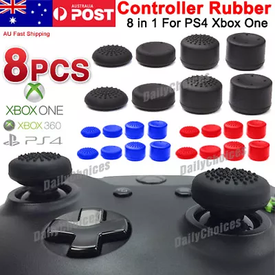 $5.49 • Buy 8 PCS PS4 Xbox One/360 Controller Rubber Cap Thumbstick Thumb Stick Grip Cover