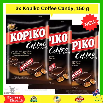 New Kopiko Coffee Candy 3x 150g Kopiko Extract And Creamy Milk Free Shipping • $11.65