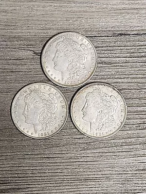 1921 $1 Morgan Silver Dollar Lot Of 3 Denver & Philadelphia  • $29