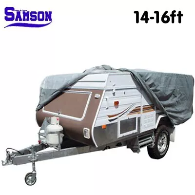 Samson Heavy Duty Trailer Camper Campervan Caravan Cover 14-16ft • $176.06
