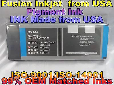 Compatible  Stylus Pro 4800 Cyan Cartridge C T5652 Ink Not Oem Tank Cart Yh • $24.50