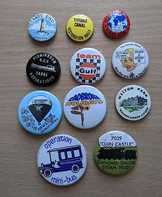 Vintage Pin Lapel Badges 1970's And 80's Job Lot Advertising Etc • £0.95