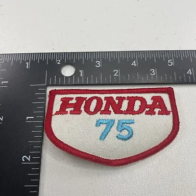 VINTAGE HONDA 75 Dirt Bike Motorcycle Patch 00SN • $5.06