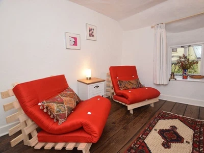 £100 • Buy TWO Single Futon Sofa Bed/chairs - Price For The Pair