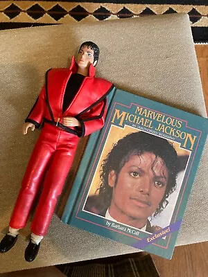 Vintage 1984 Michael Jackson Doll And Book • $40