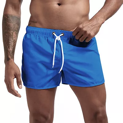 Men's Gym Training Shorts Workout Sports Casual Clothing Fitness Running Short • $9.99