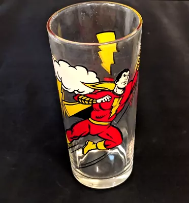 CAPTAIN MARVEL 1978 DC Comics Vintage SHAZAM! Collectible Pepsi Glass Series • $19.95