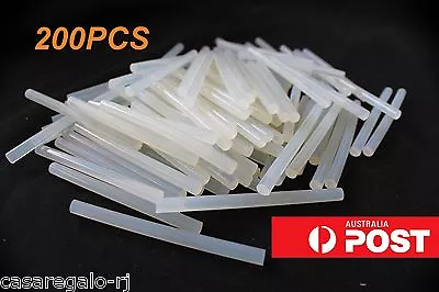 Glue Sticks Hot Clear Melt Glue Adhesive Sticks 200pc For Glue Gun 7mm X 100mm • $16.95