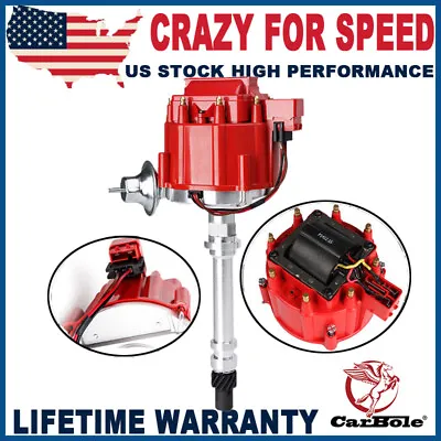 HEI Distributor Assembly 9000RPM MSD For Chevy GMC 350 454 SBC BBC Coil Module • $67.82