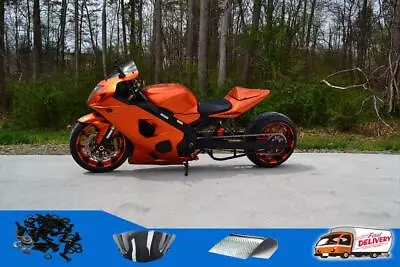 ABS Plastic Fairings Cowl For GSXR600 750 2004 2005 Candy Orange Bodywork • $389.99