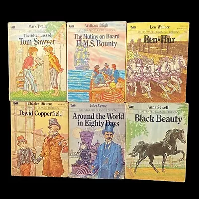 Moby Books Illustrated Classic Editions Mini Pocket Lot Of 6 Paperbacks • $9